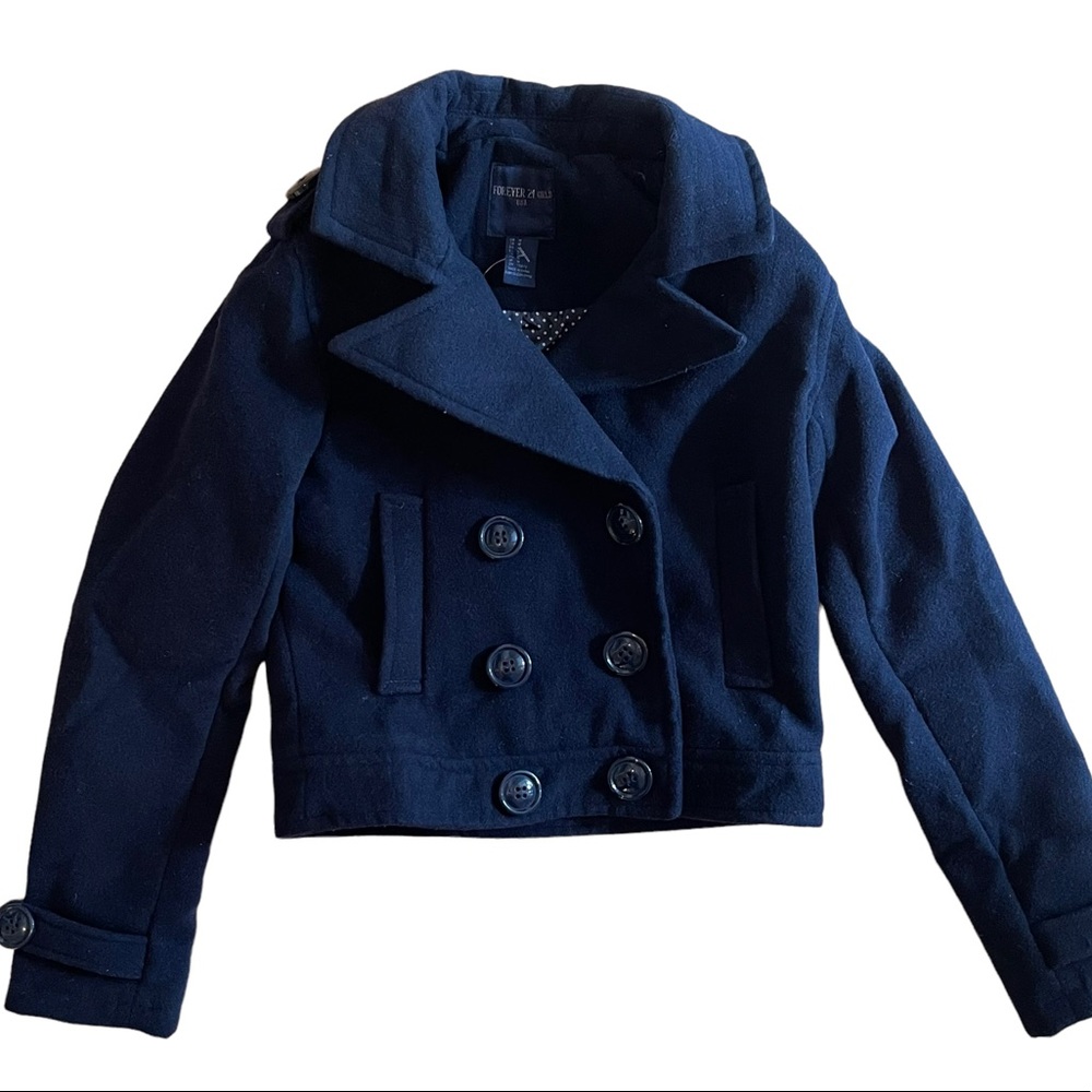 Girls Forever21 Peacoat